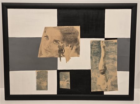 GIAN MARCO MONTESANO, 54 X 75 cm, tecnica mista su cartone, titolo “ A’ choisir”