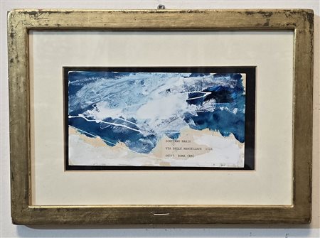 MARIO SCHIFANO, 11 X 20,5 cm, (1934-1998) Preg.mo Artista Mario Schifano...