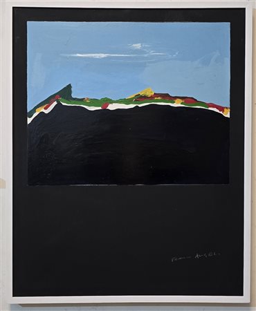 FRANCO ANGELI, 100 X 80 cm, ( 1935-1988) Senza titolo, inizio anni 70 ,...