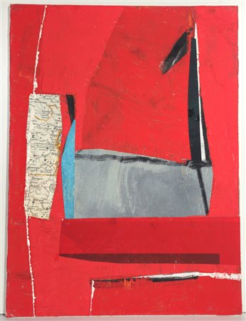 TOMMASO CASCIELLA, 40 X 30 cm, Senza Titolo tecnica mista e collage su...