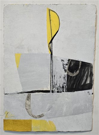 TOMMASO CASCELLA, 52 X 72,5 cm, (1951) l'ardore del buio 2018 , tecnica mista...
