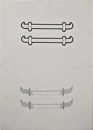 TINO STEFANONI, 50 X 70 cm, (1937-2017) Serigrafia su carta esemplare 3/100....