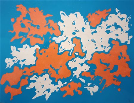 GIULIO TURCATO, 60 X 80 cm, (1912-1995) Itinerari anni 70 , olio su tela,...