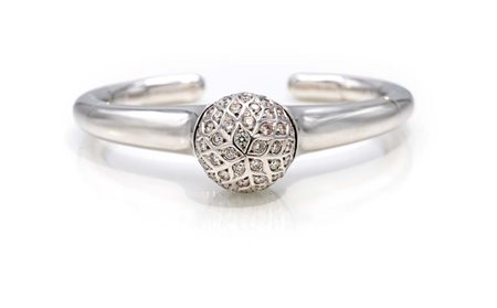Mauboussin bracciale a manetta in oro brillanti Oro bianco 750/000. Peso...