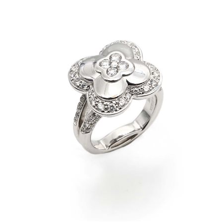 Mauboussin - Anello in oro e brillanti Oro bianco 750/000. Peso complessivo...