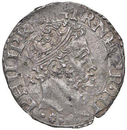 NAPOLI – Filippo II d’Asburgo (1554-1598) Principe di Spagna