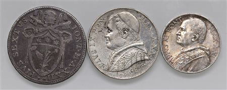 ROMA – Lotto di tre monete