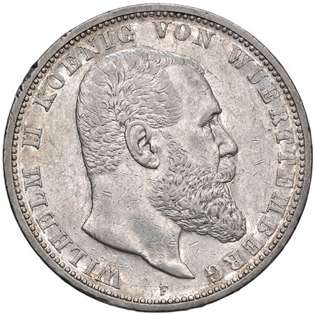 GERMANIA – Secondo Reich (1871-1918), Württemberg,</br>Guglielmo II (1891-1918)