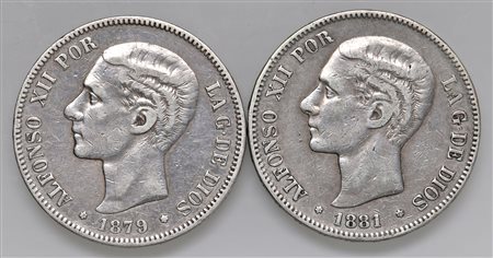 SPAGNA – Alfonso XII (1874-1885)