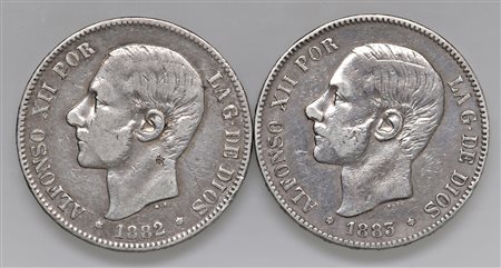 SPAGNA – Alfonso XII (1874-1885)