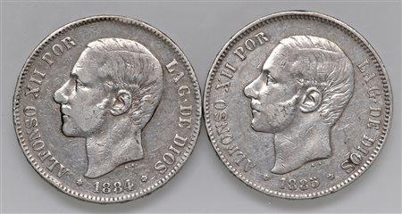 SPAGNA – Alfonso XII (1874-1885)