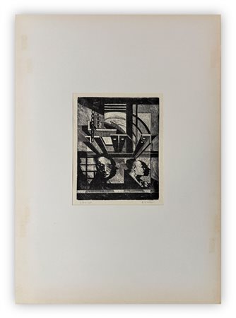 AMLETO D'OTTAVI (1923-1989) - Senza Titolo
