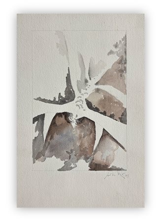 CESARE PEVERELLI (1922-2000) - Senza Titolo, 1985