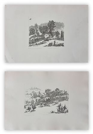 LEONARDO CASTELLANI (1896-1984) - Lotto unico composto da 2 opere grafiche