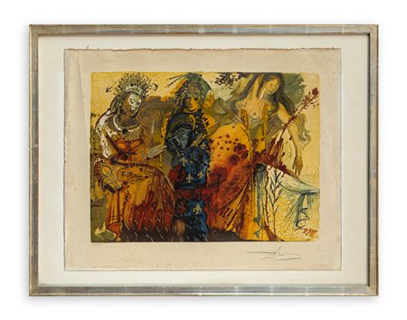 SALVADOR DALÌ (1904-1989) - Les quatre saisons: L'été, 1972
