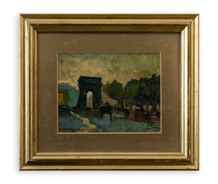 ALFREDO SCOCCHERA (1887-1955) - Milano. Arco della Pace