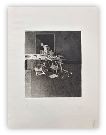 GIANFRANCO FERRONI (1927-2001) - Prigioniero I, 1971