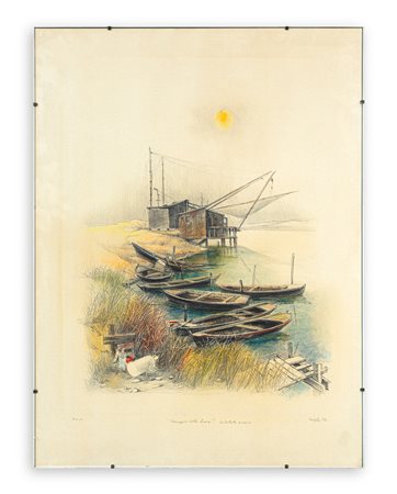 GIOVANNI CAPPELLI (1923-1994) - Paesaggio della Bassa, 1987