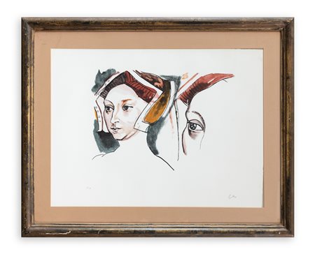 RENATO GUTTUSO (1911-1987) - Senza Titolo, 1982