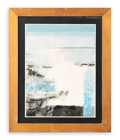 GIANCARLO CURONE (1927) - Sulla spiaggia, 1980