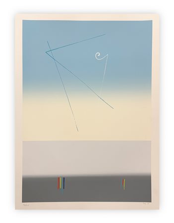 VALENTINO VAGO, Senza titolo (Azzurro)