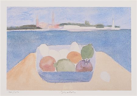 FRANCO BERALDO, Senza titolo, (Natura morta in laguna)
