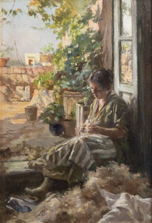 BIONDI NICOLA<BR>1866-1929<BR>"Materassaia"
