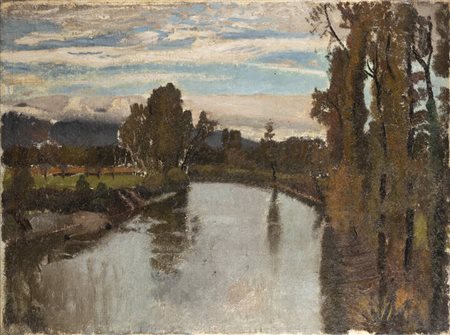 CESARE MAGGI<BR>Roma 1881 - 1961 Torino<BR>"Paesaggio"