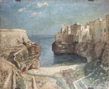 CESARE MAGGI<BR>Roma 1881 - 1961 Torino<BR>"Veduta marittima"