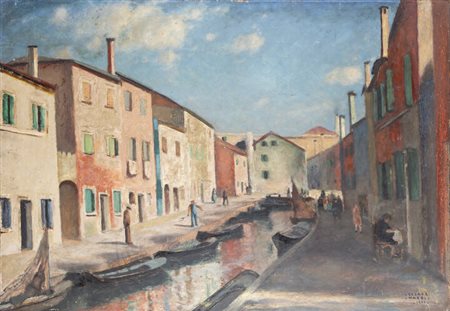 CESARE MAGGI<BR>Roma 1881 - 1961 Torino<BR>"Burano" 1931