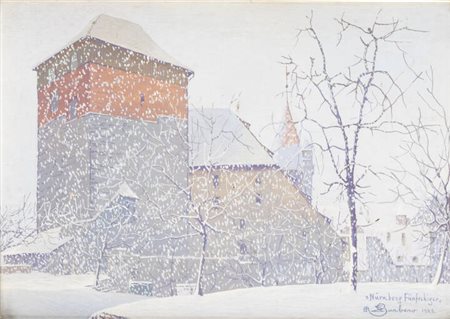 ERNESTO BARBERO<BR>Torino 1887 - 1936<BR>"Nürnberg Fünfeckiger" 1922