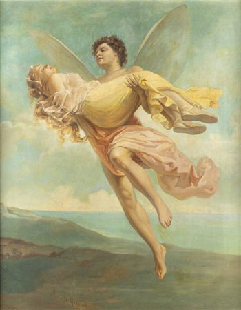 RODOLFO MORGARI<BR>Torino 1827 - 1909<BR>"Senza titolo"