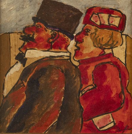 FRANZ BORGHESE<BR>Roma 1941 - 2005<BR>"Senza titolo"
