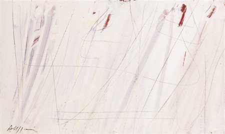 PIERO RUGGERI<BR>Torino 1930 - 2009<BR>"Bianco Pilastro" 1987