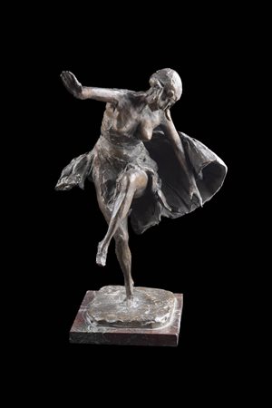 ATTILIO PRENDONI<BR>Milano 1874 - 1942<BR>"Ballerina"