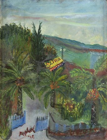 ANTONIETTA RAPHAEL MAFAI<BR>Kovno (Lituania) 1895 - 1975 Roma<BR>"Giardino della Riviera Ligure" 1942