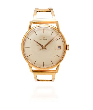 Zenith in oro Oro giallo 750/000. Cassa n° 979671, fondello a scatto....