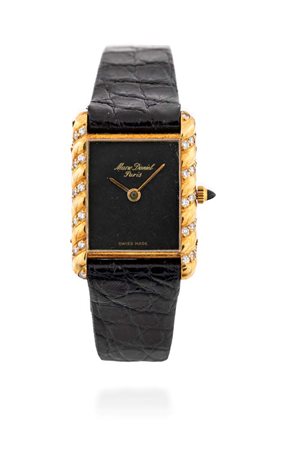 Orologio Marie Daniel Paris in oro Oro giallo 750/000. Cassa con brillanti,...