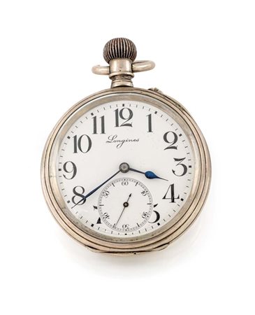 Longines da tasca in argento Argento 800/000. Cassa n° 1100748, quadrante in...