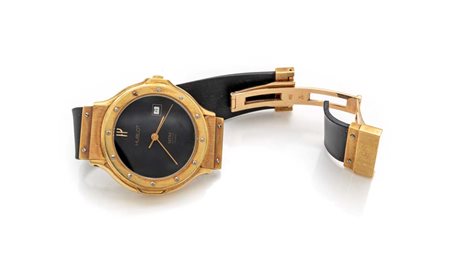 Hublot MDM in oro Oro giallo 750/000. Cassa n° 04793, fondello con viti....
