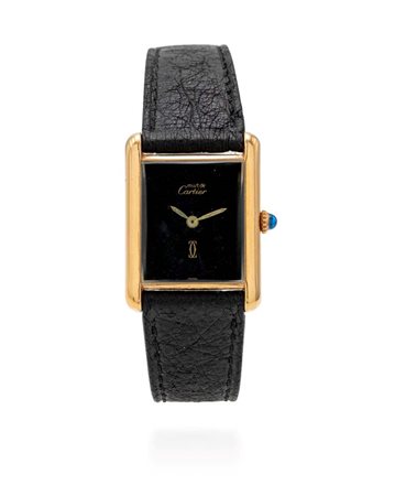 Cartier Must Tank in argento placcato oro Argento 925/000 placcato oro....