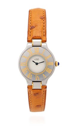 Cartier must de Cartier 21 in acciaio ed oro Acciaio ed oro.Ref.9010....