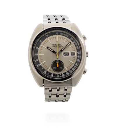 Seiko "BRUCE LEE" in acciaio Acciaio. Ref.6139 6012. Quadrante grigio...