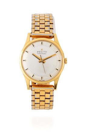 Zenith in oro da polso Oro giallo 750/000. Cassa n° 793A255, fondello a...