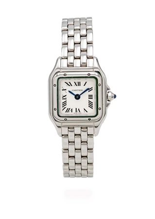 Cartier “Panthère” mini in acciaio Acciaio. Ref.4188. Movimento al quarzo....