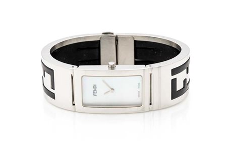 Orologio Fendi in acciaio con bracciale integrato Acciaio. Ref.3250L...