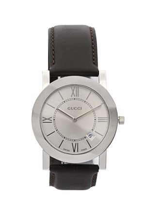 Orologio Gucci in acciaio Acciaio. Ref.5200 M.1. Quadrante in argento, indici...