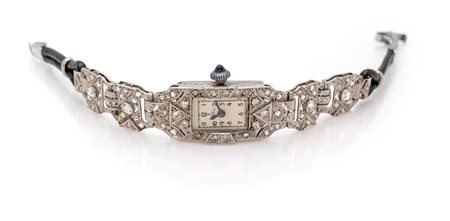 Ebel, orologio da polso da donna in platino e brillanti Platino 950/000....