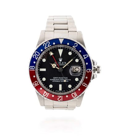 Rolex GMT “Pepsi” in acciaio Acciaio. Ref. 1675. Recente revisione completa...