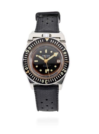 Triton "Spirotechnique" in acciaio Ref. 9960. Raro diver unico realmente...
